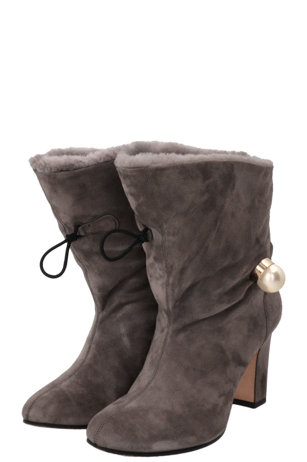 JIMMY CHOO Bethanie 85 Boots Suede Grey