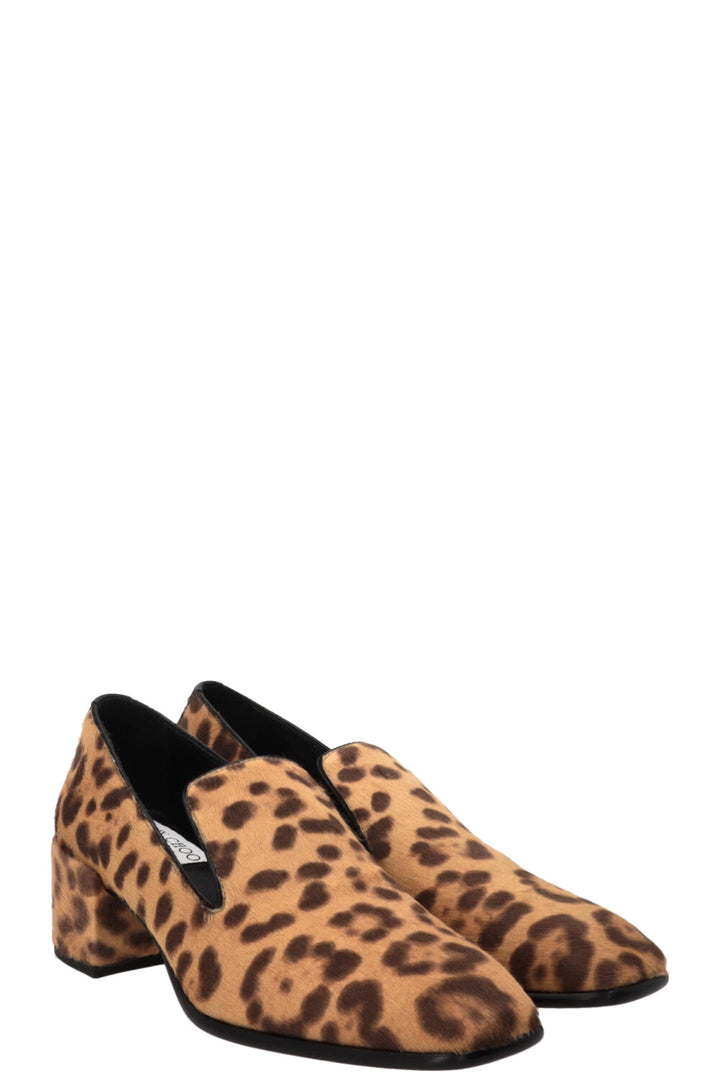 JIMMY CHOO Eliot 45 Slipper Leo Print