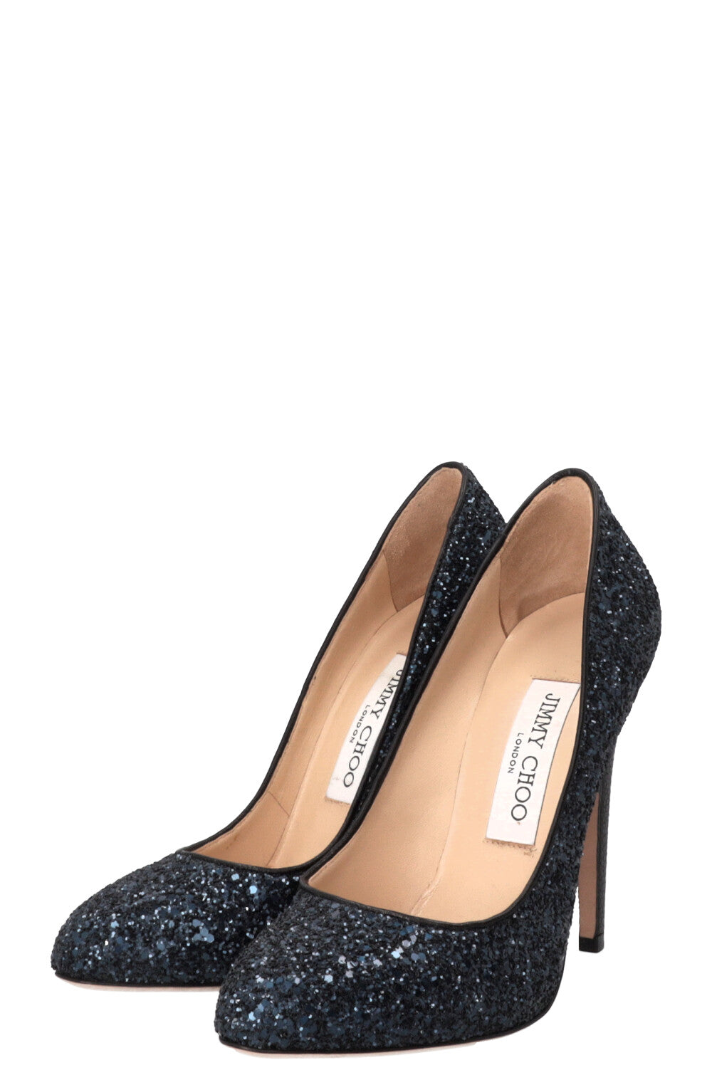 JIMMY CHOO Glitter Pumps Blue