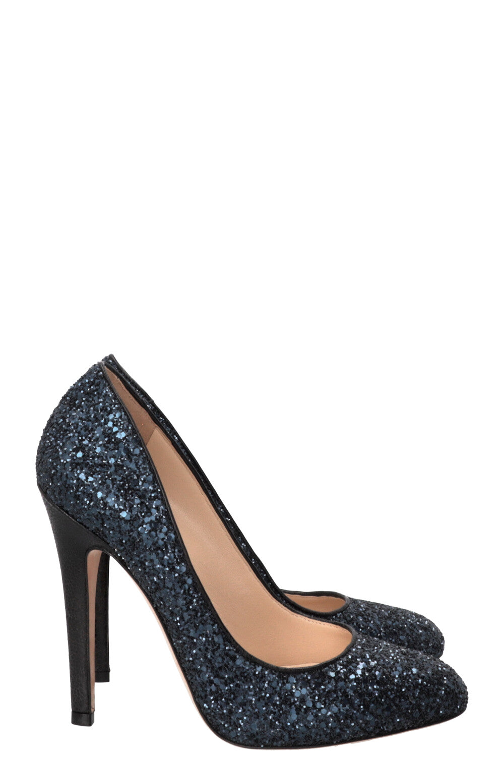 JIMMY CHOO Glitter Pumps Blue