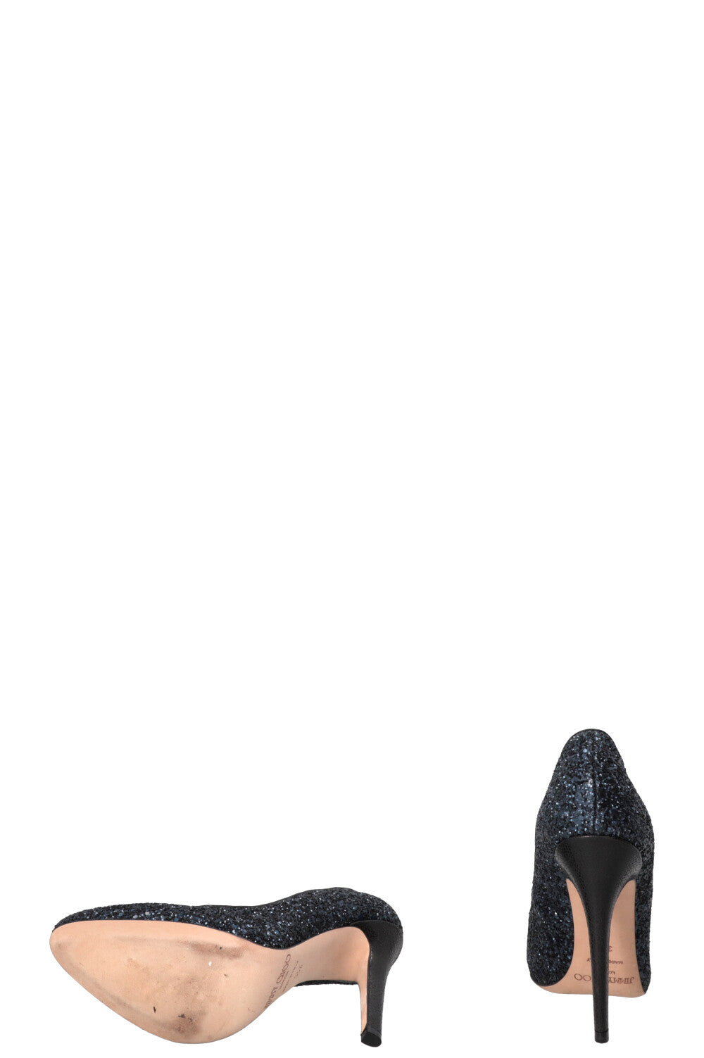 JIMMY CHOO Glitter Pumps Blue
