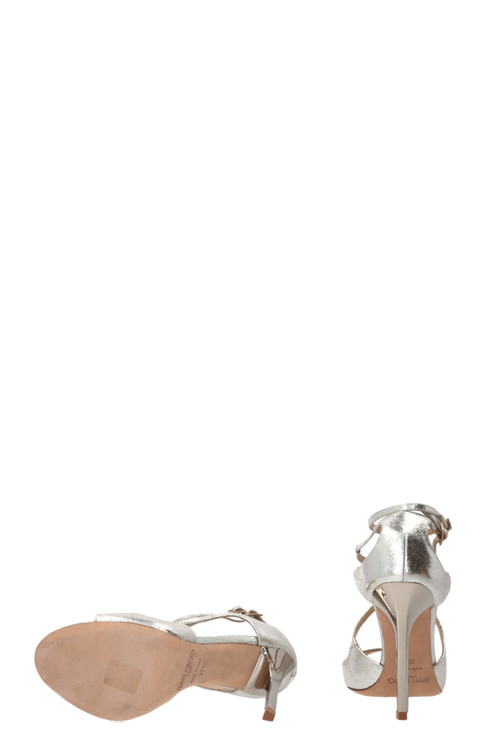 JIMMY CHOO Escarpins Ivette Cuir Champagne