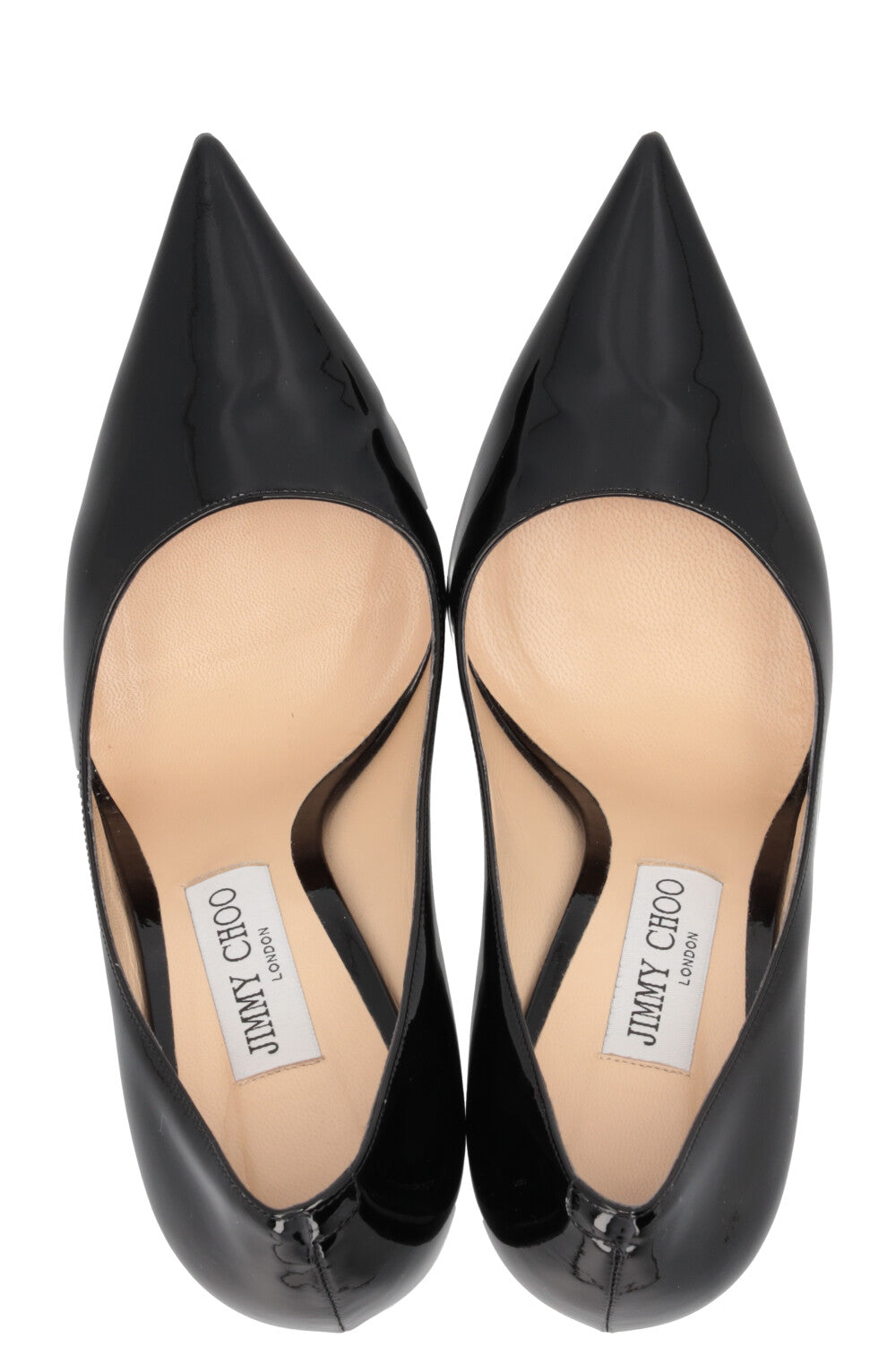 JIMMY CHOO Love 100 Heels Patent Black