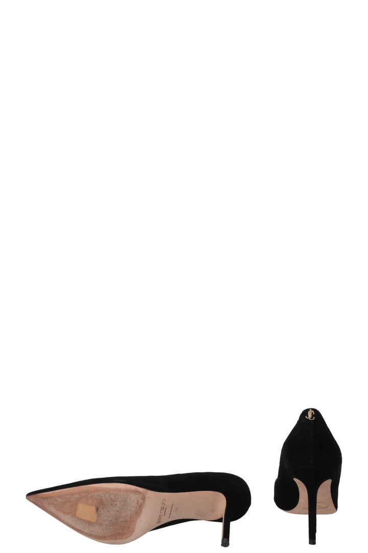 JIMMY CHOO Love 85 Suede Black