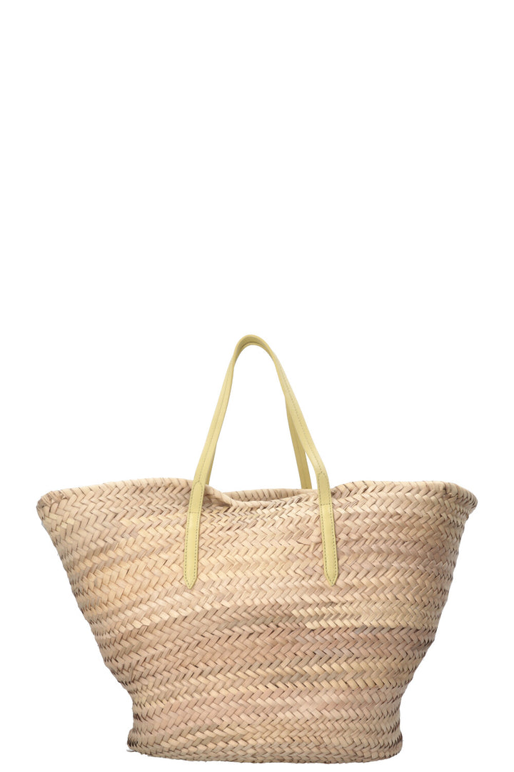 JIMMY CHOO Cabas Macy Raffia Lime