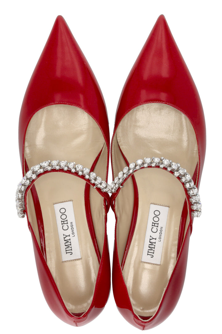 JIMMY CHOO Mary Jane Sandals Red