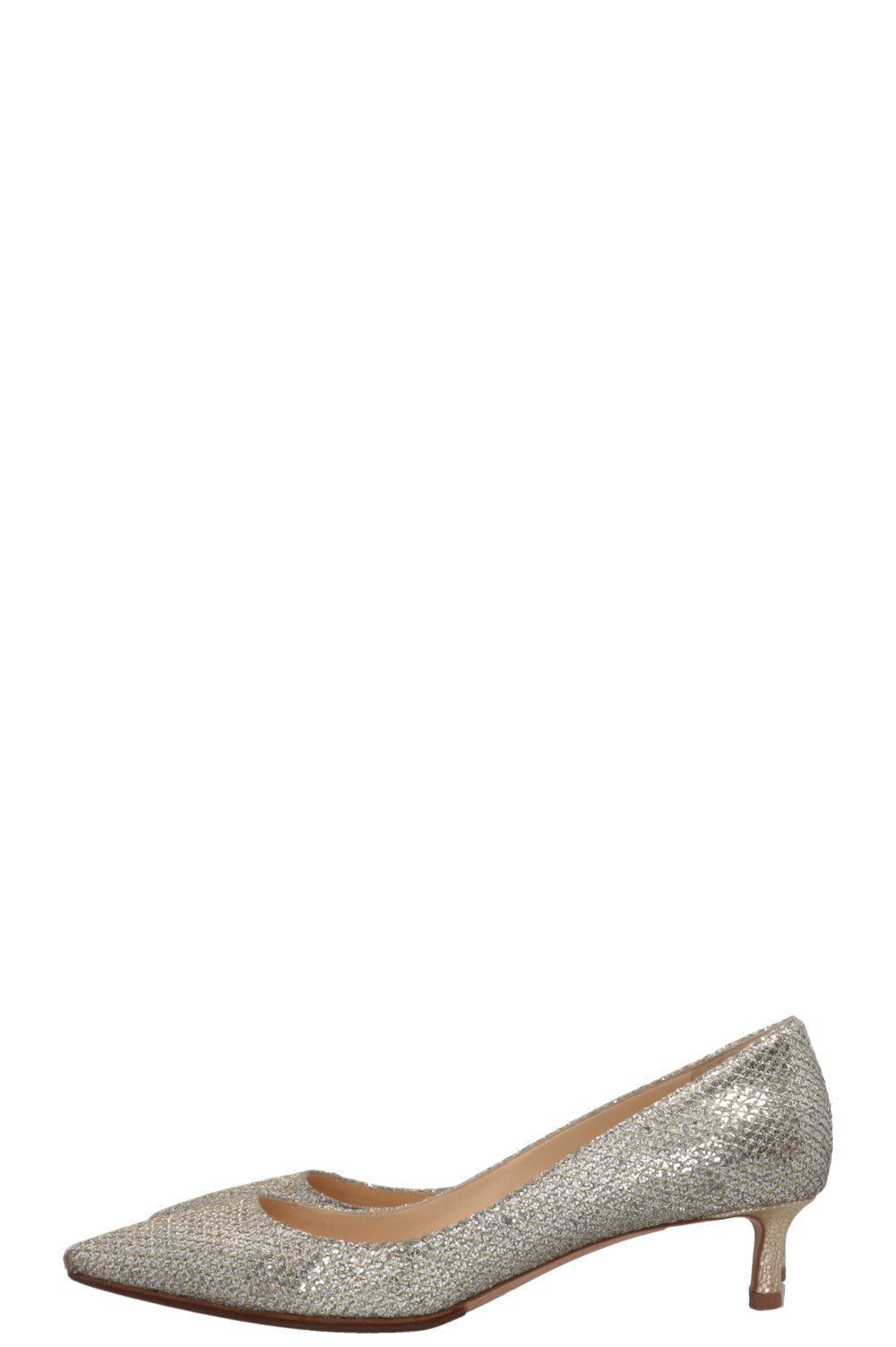 JIMMY CHOO Pumps Glitter Silver