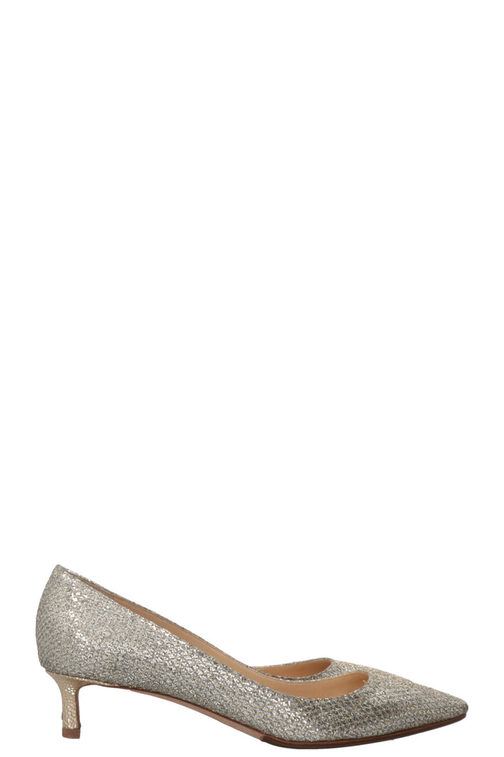 JIMMY CHOO Pumps Glitter Silver