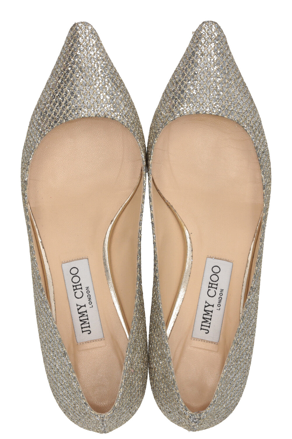 JIMMY CHOO Pumps Glitter Silver