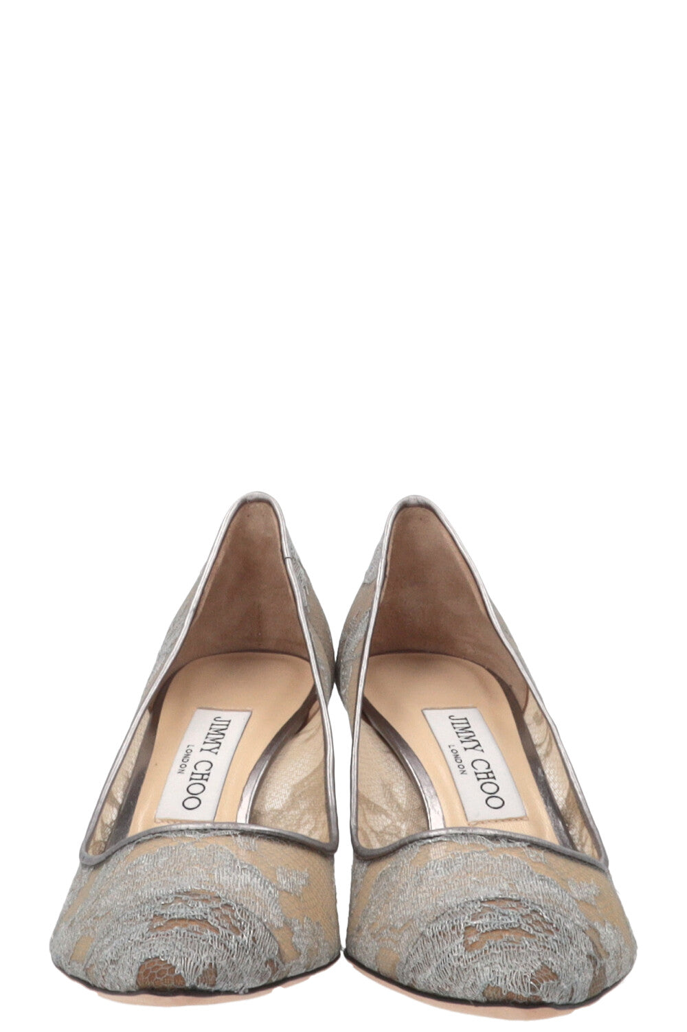 JIMMY CHOO Romy 60 Heels Lace Grey