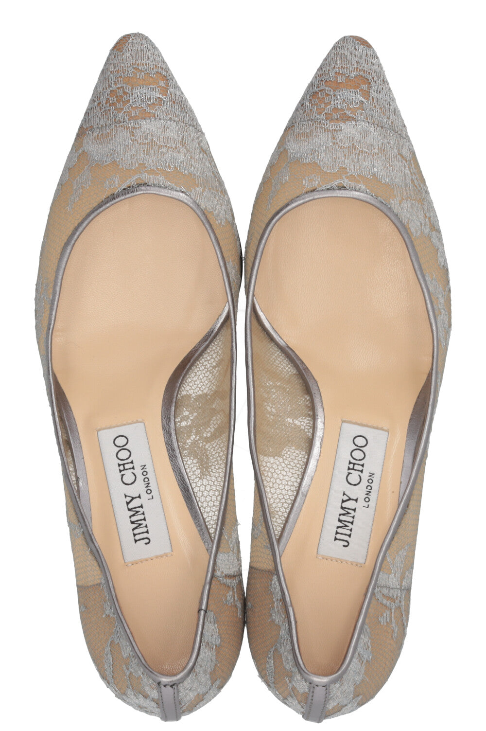 JIMMY CHOO Romy 60 Heels Lace Grey