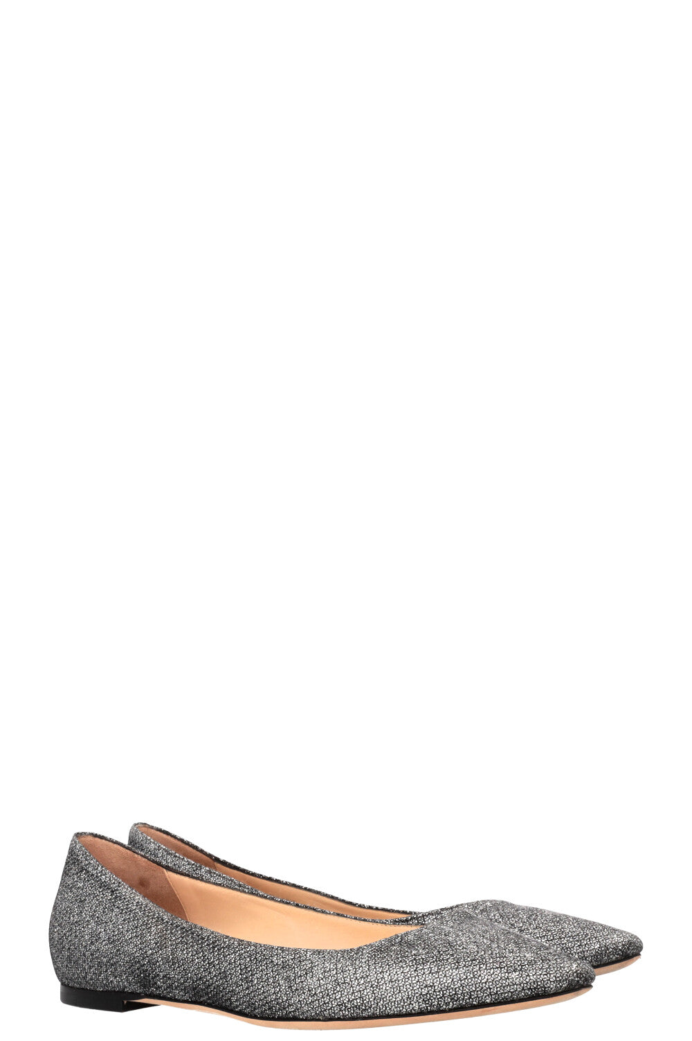 JIMMY CHOO Romy Ballerines Paillettes Argentées