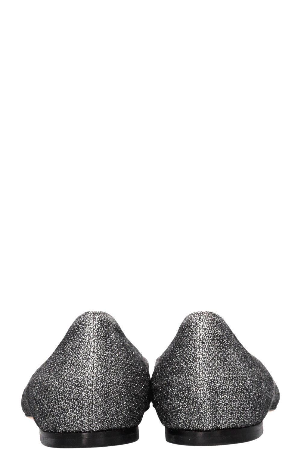 JIMMY CHOO Romy Ballerines Paillettes Argentées