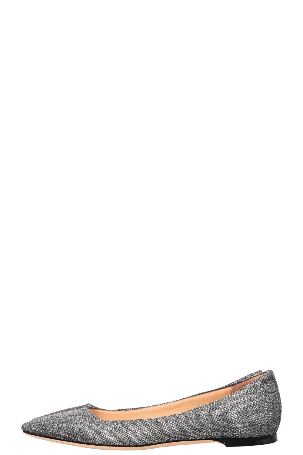 JIMMY CHOO Romy Ballerines Paillettes Argentées