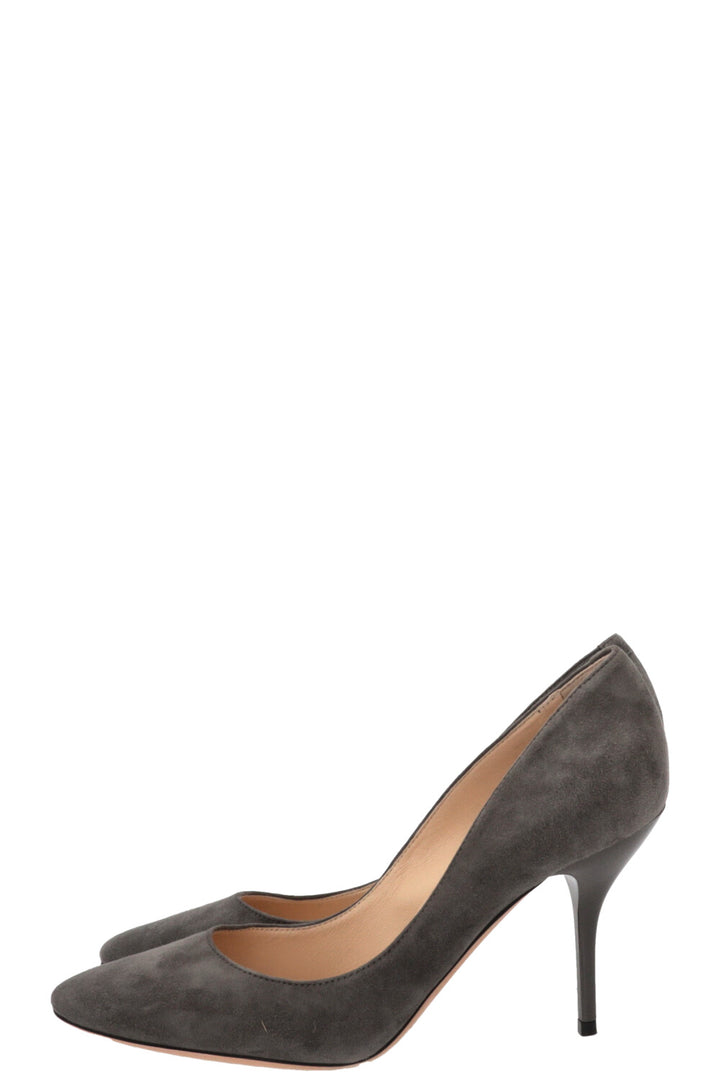 JIMMY CHOO Escarpins Romy Daim Gris