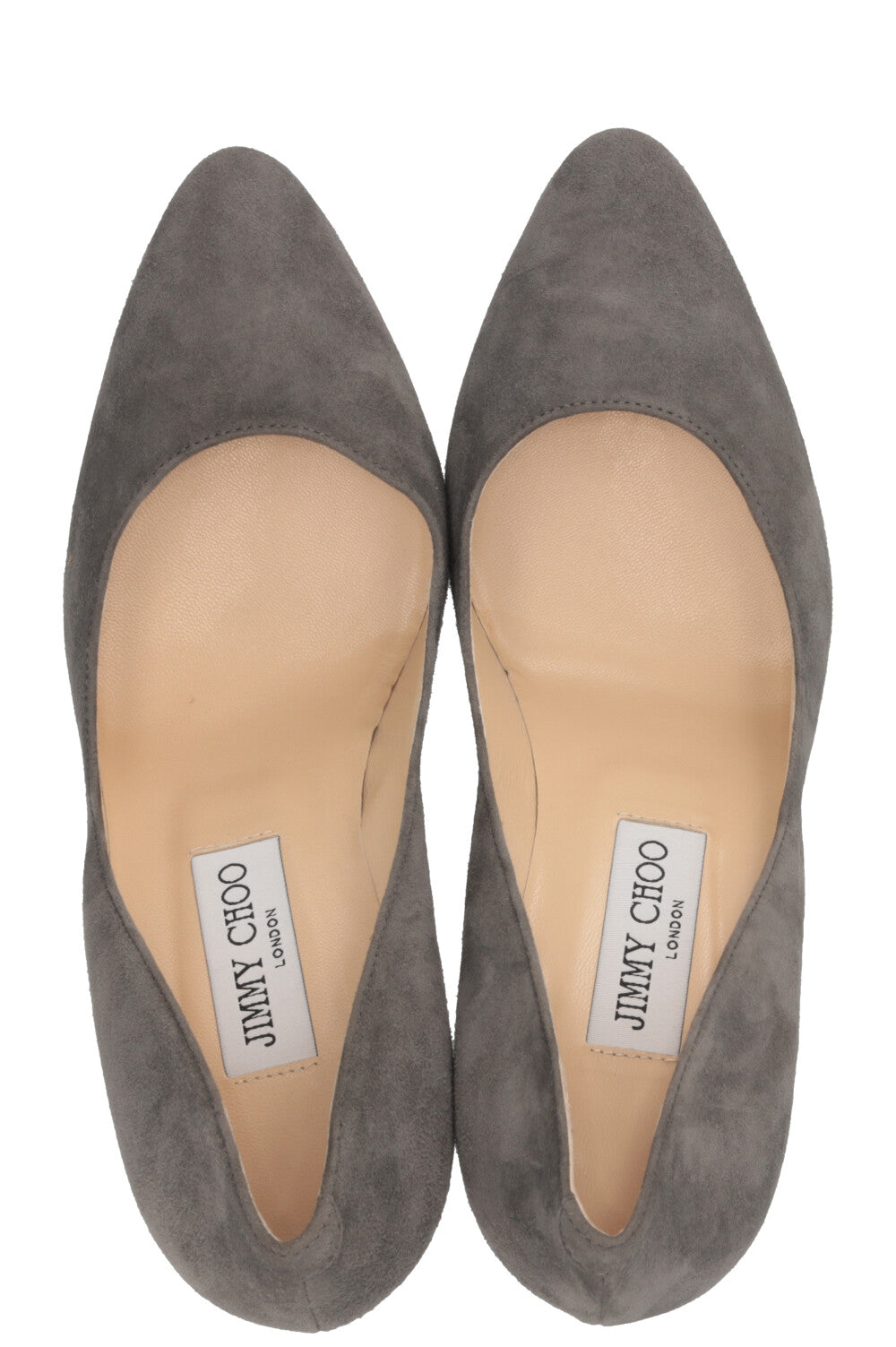 JIMMY CHOO Escarpins Romy Daim Gris