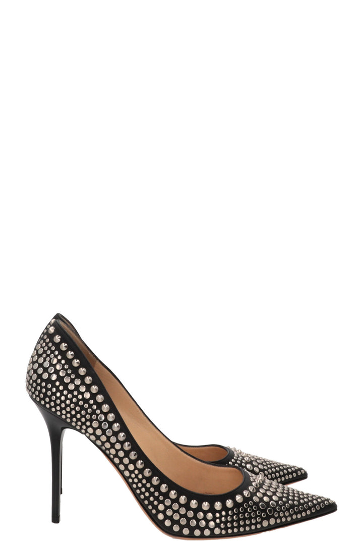 JIMMY CHOO Escarpins cloutés Cuir Noir