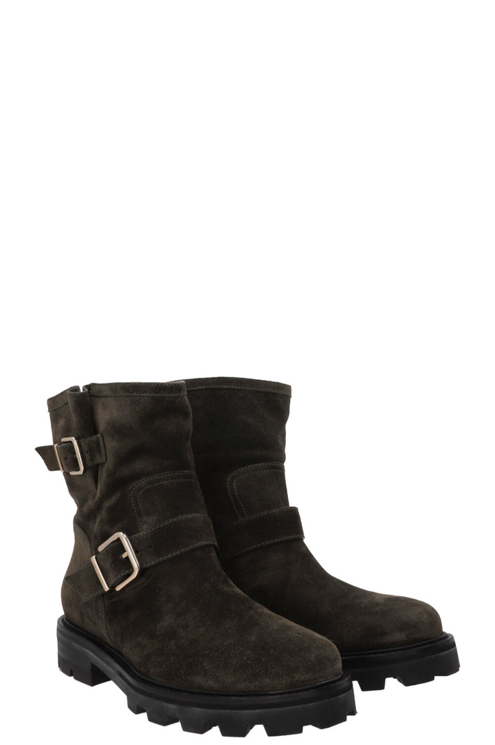 Bottes JIMMY CHOO Youth II Daim Vert