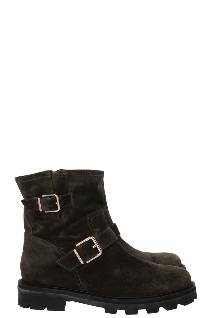Bottes JIMMY CHOO Youth II Daim Vert