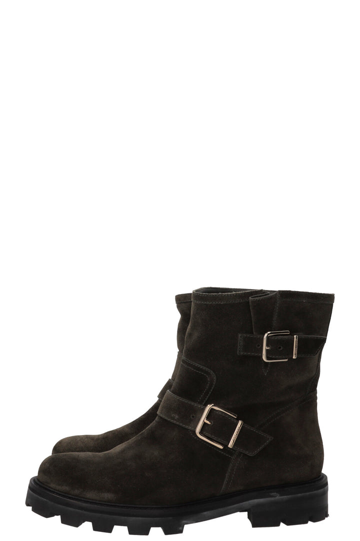 Bottes JIMMY CHOO Youth II Daim Vert