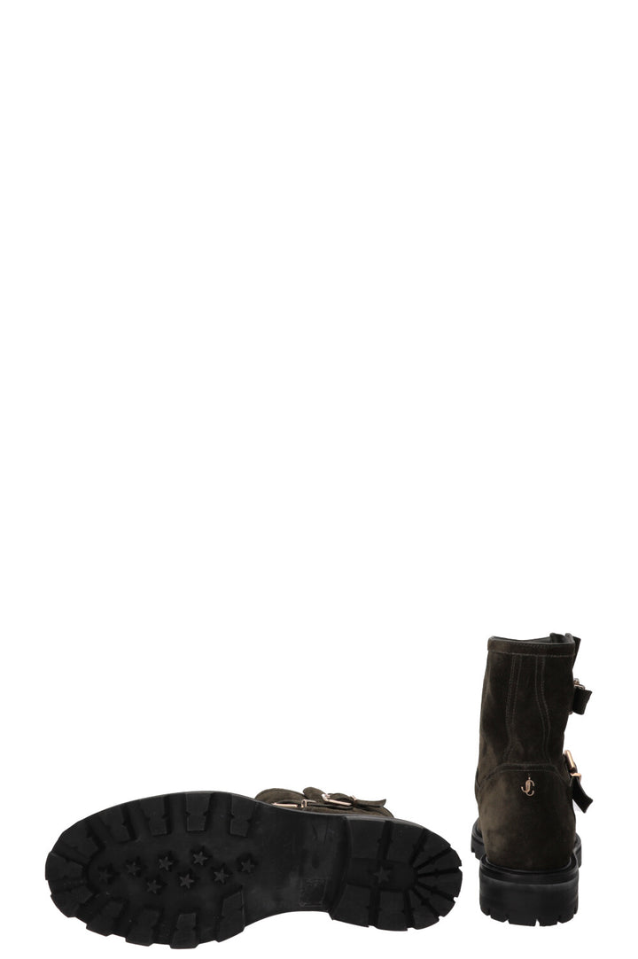 Bottes JIMMY CHOO Youth II Daim Vert
