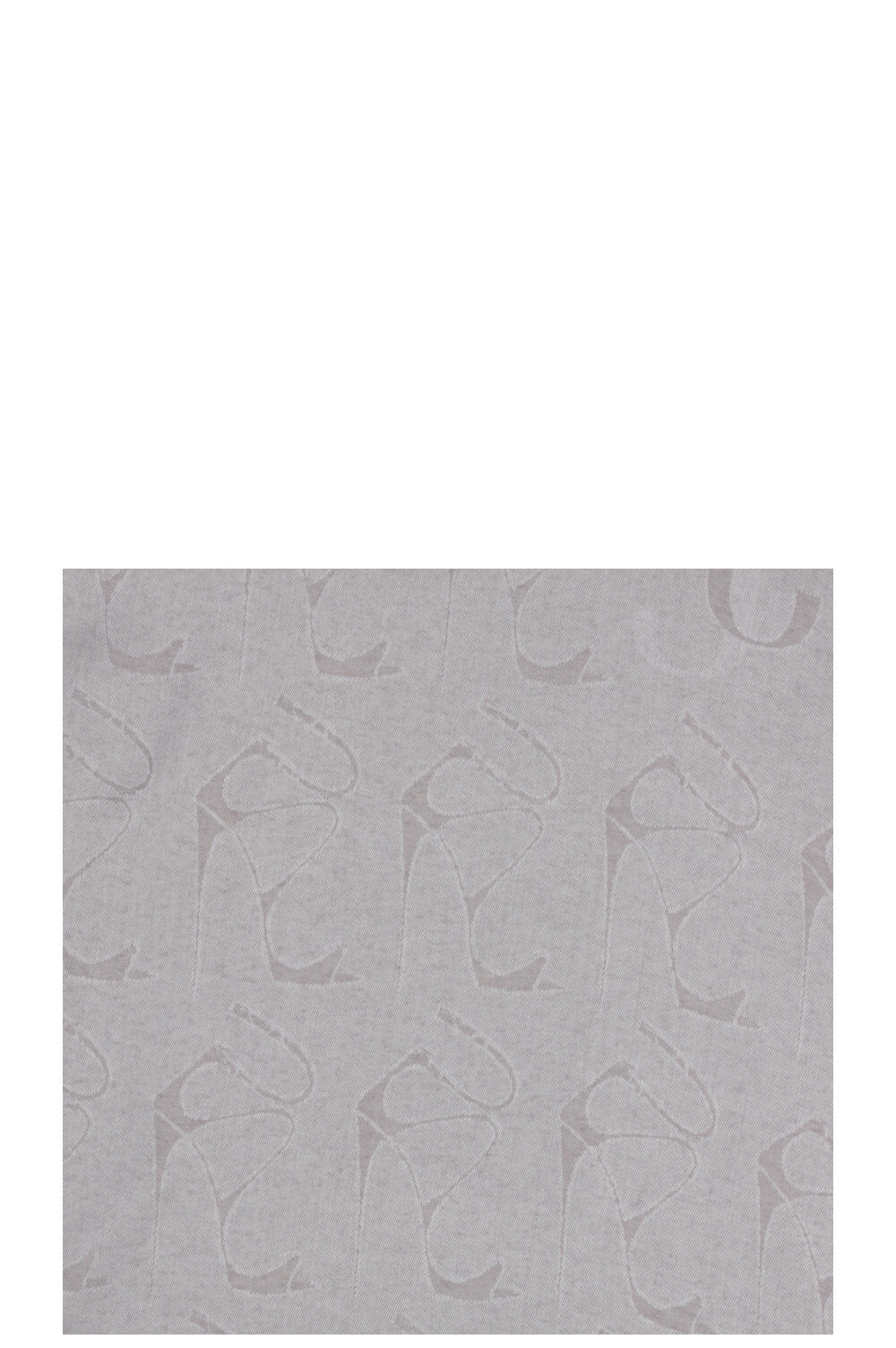 JIMMY CHOO Yvette Heel Print Scarf Grey