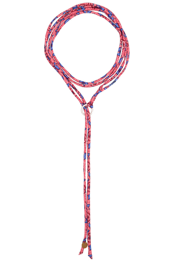 UNFOLD Hermès Silk Necklace Silver