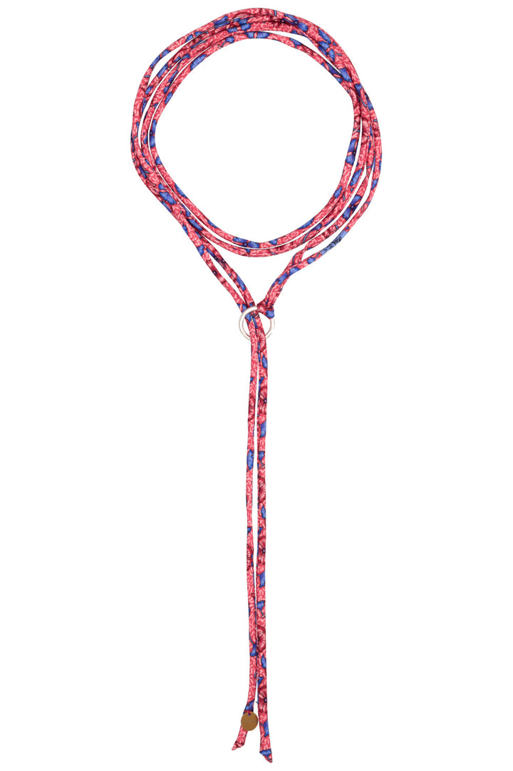UNFOLD Hermès Silk Necklace Silver