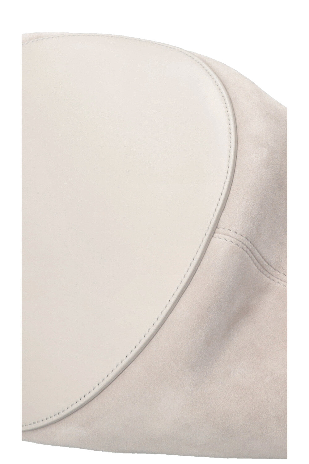 KHAITE Medium Lotus Bag Suede Grey