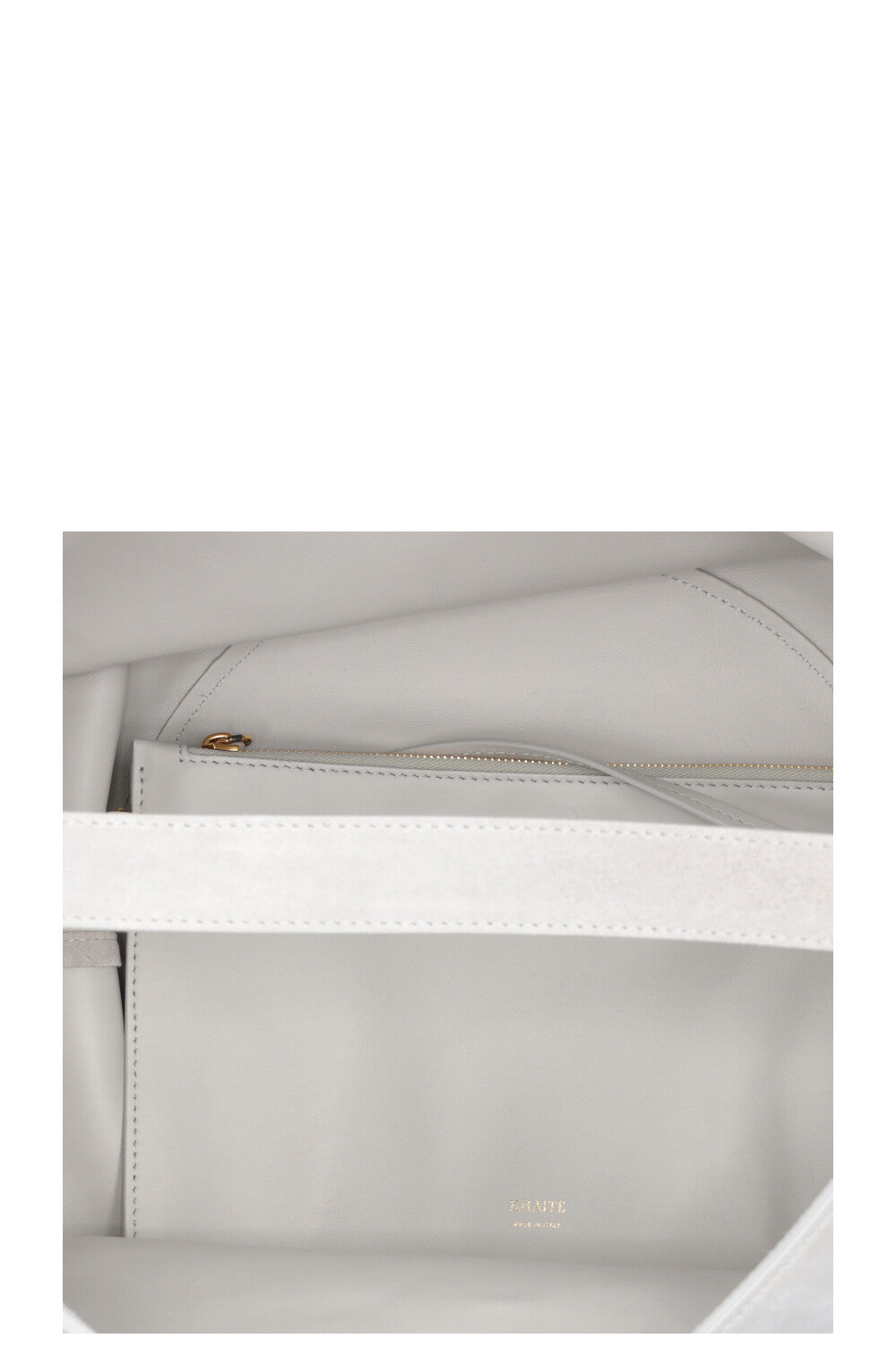 KHAITE Medium Lotus Bag Suede Grey