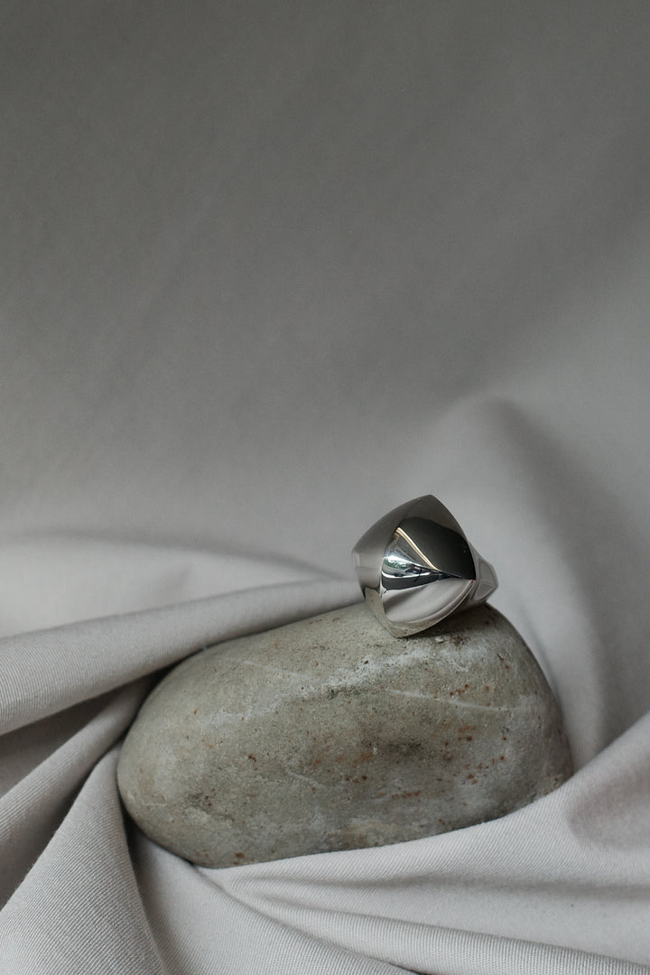 Bague HERMÈS CDC Rock MM AG925