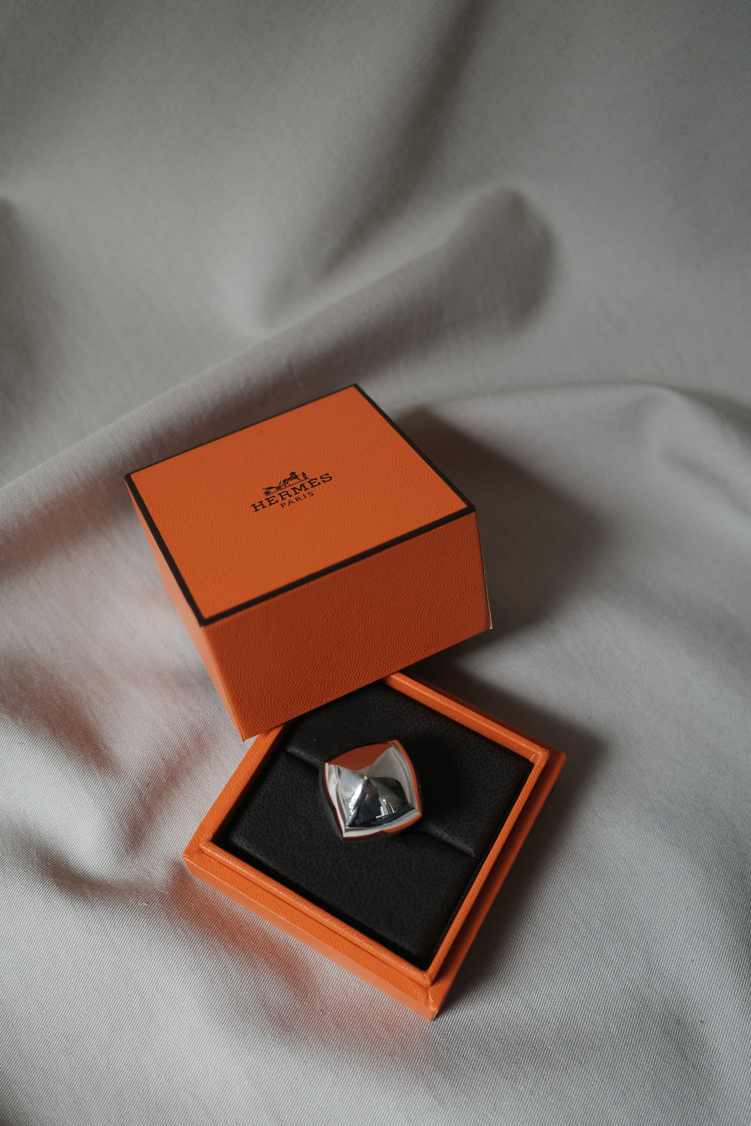 Bague HERMÈS CDC Rock MM AG925