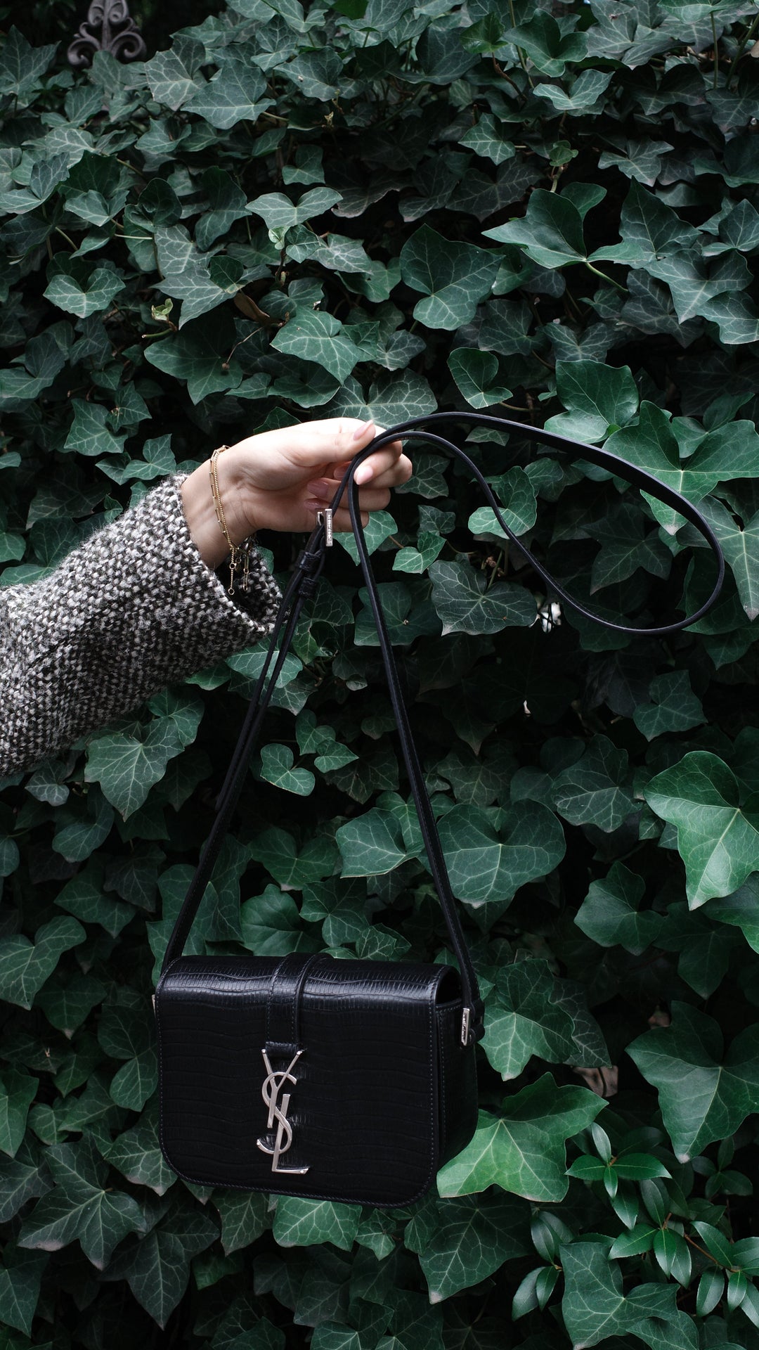 SAINT LAURENT Small Université Bag Black