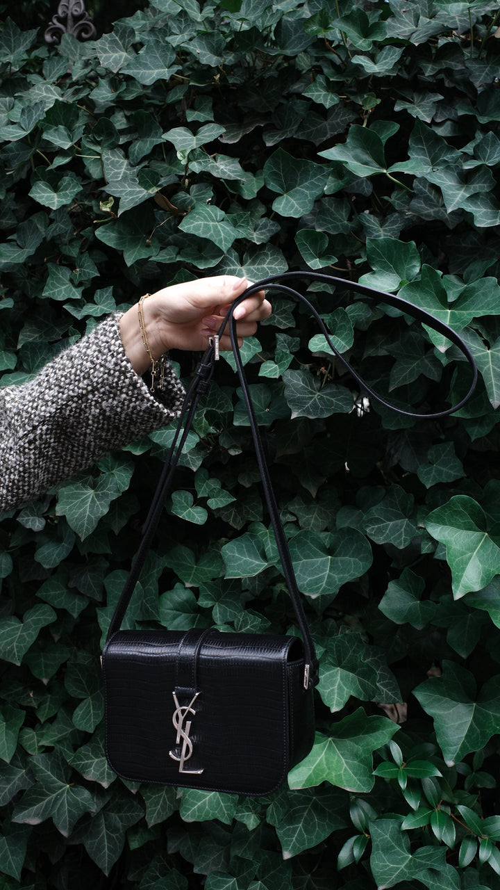 SAINT LAURENT Small Université Bag Black
