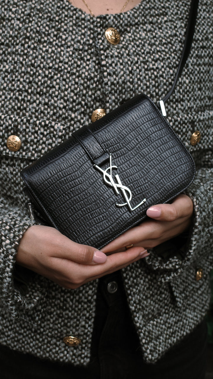 SAINT LAURENT Small Université Bag Black