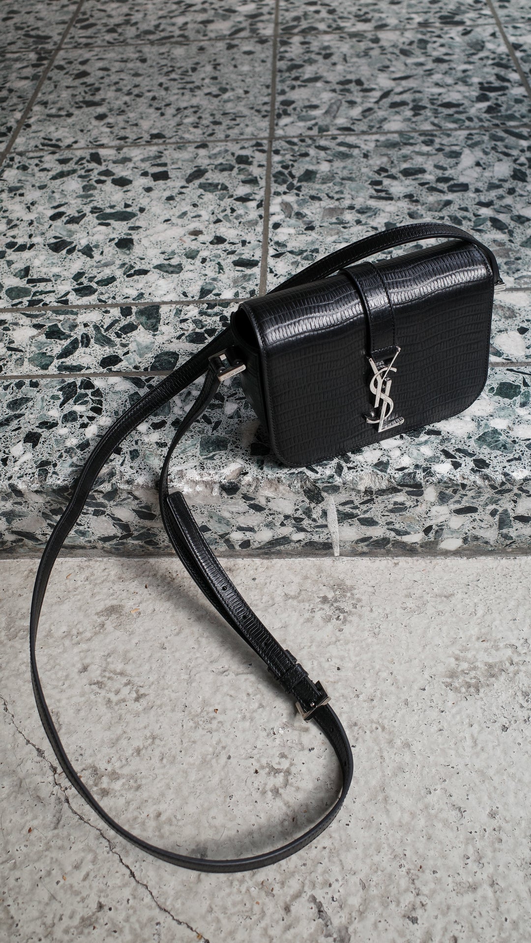 SAINT LAURENT Small Université Bag Black