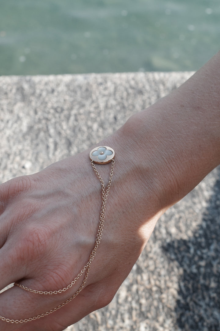 LOUIS VUITTON Sun Blossom MOP Or rose 18 carats