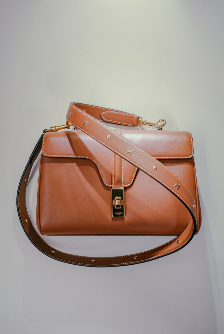 Sac bandoulière souple CELINE 16 Congac
