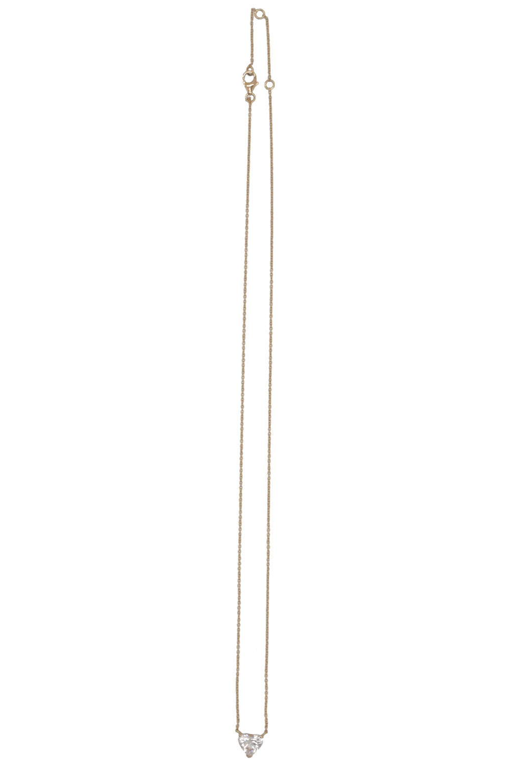 LOEV Floating Heart Necklace Diamond 18K Yellow Gold