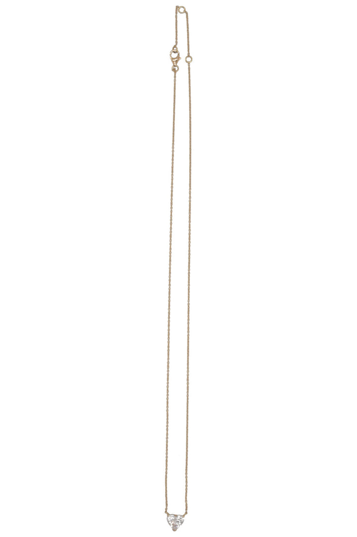 LOEV Floating Heart Necklace Diamond 18K Yellow Gold