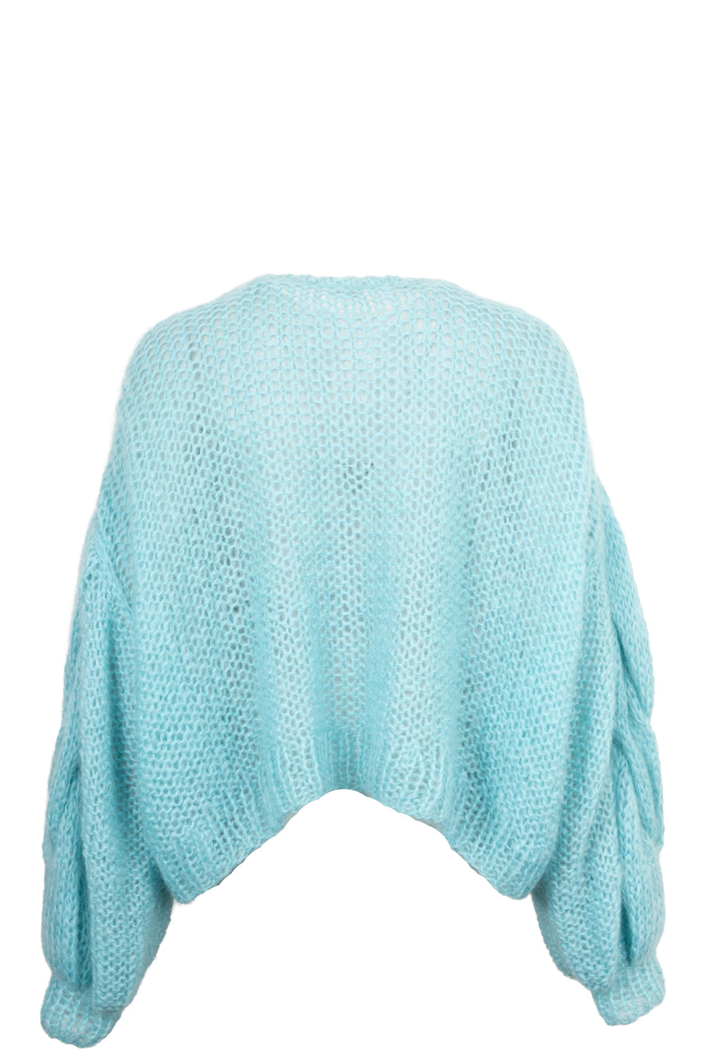 LOEWE Anagram Chunky Knit Turquoise