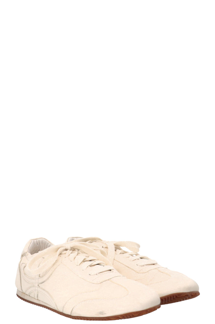 LOEWE Ballet Runner Sneakers Leather Ivory