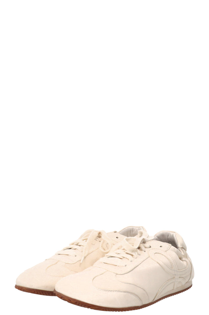 LOEWE Ballet Runner Sneakers Leather Ivory