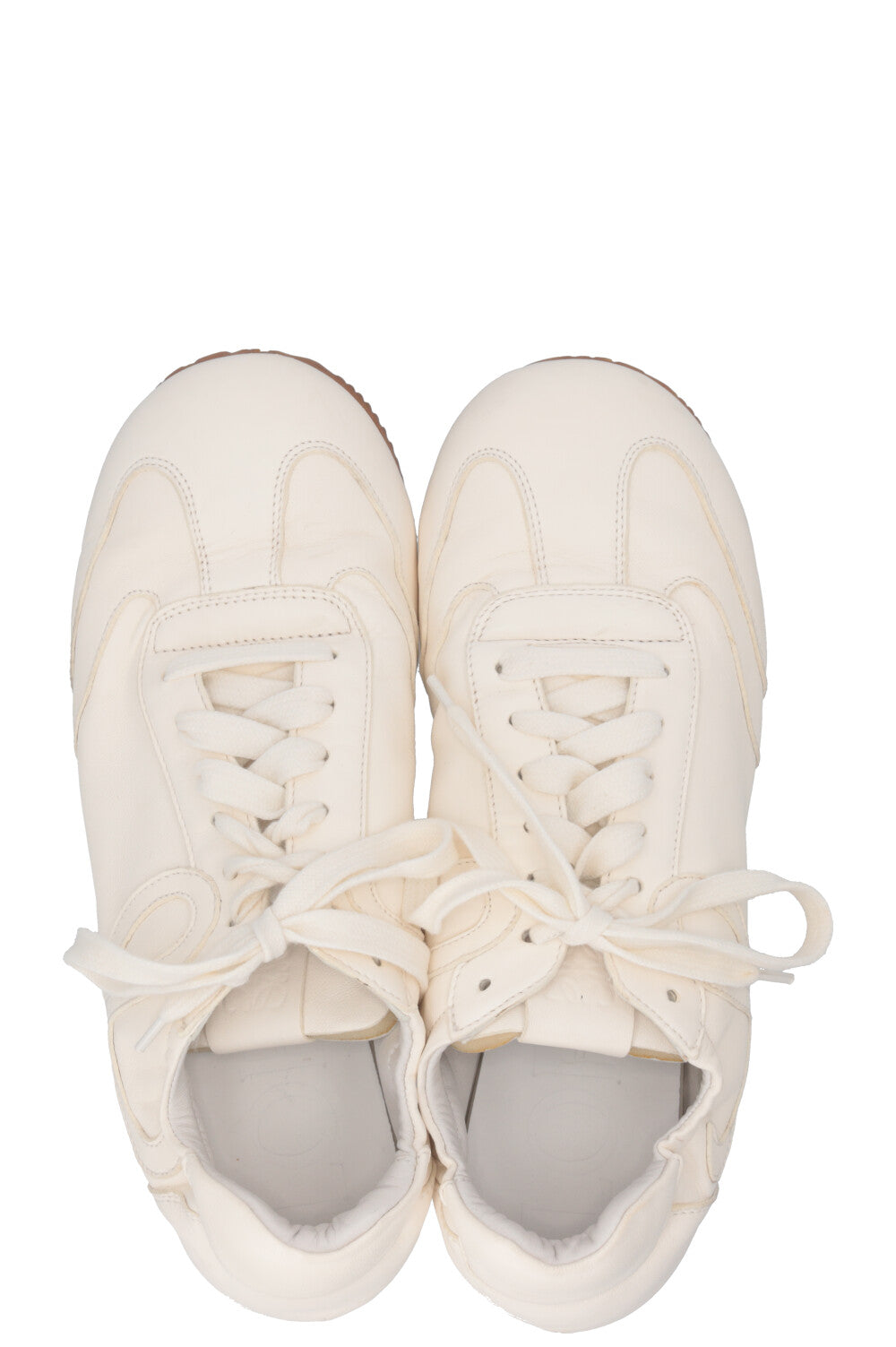 LOEWE Ballet Runner Sneakers Leather Ivory