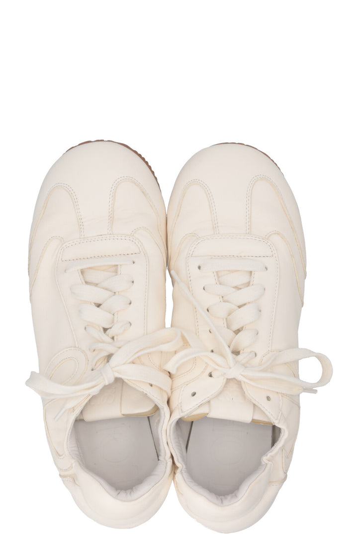 LOEWE Ballet Runner Sneakers Leather Ivory
