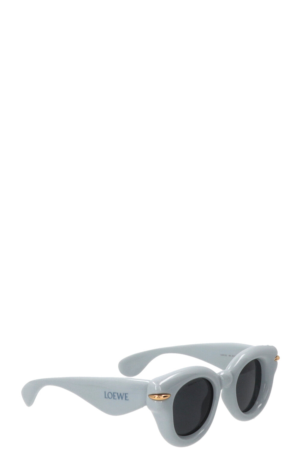 LOEWE Lunettes de soleil Inflated Acétate Bleu clair LW40118I