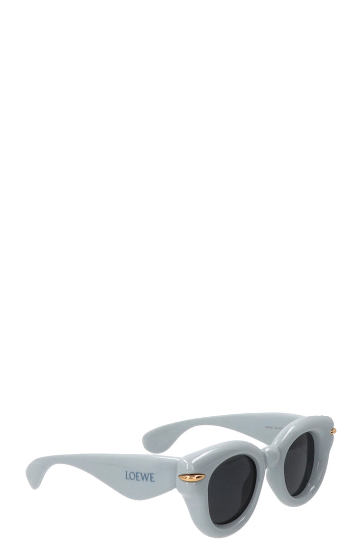 LOEWE Lunettes de soleil Inflated Acétate Bleu clair LW40118I