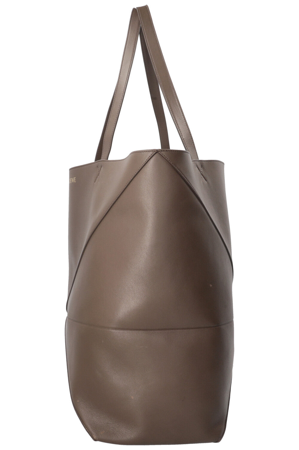 LOEWE Medium Horizontal Puzzle Fold Tote Taupe