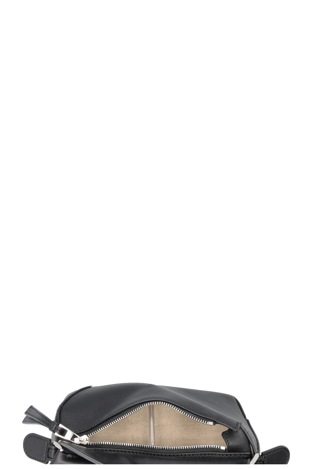 LOEWE Mini Puzzle Bag Black Leather Black