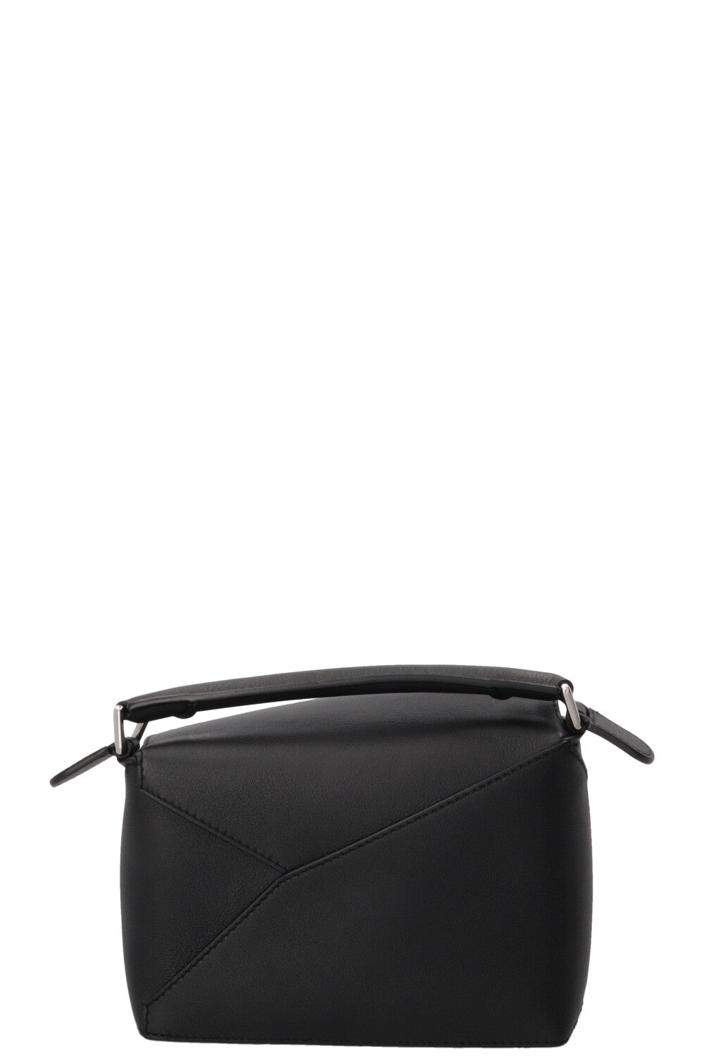 LOEWE Mini Puzzle Bag Black Leather Black